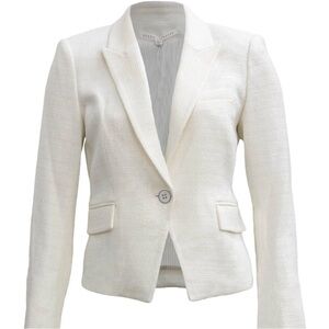 Veronica Beard Woodley Cream Blazer